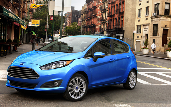 Blue Ford Fiesta Ford Fiesta