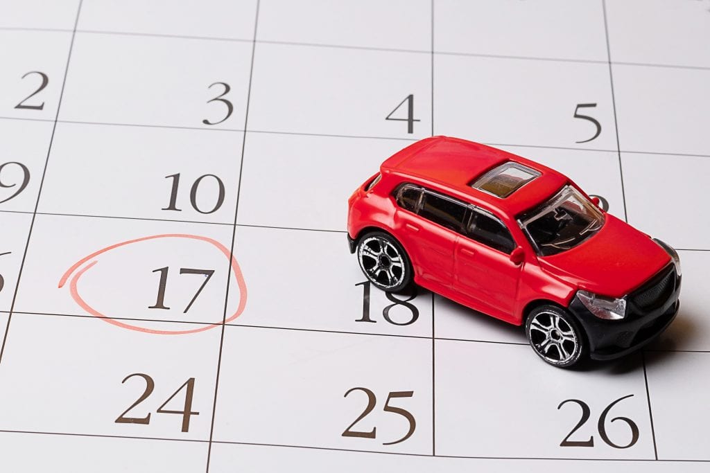 car finance payments date