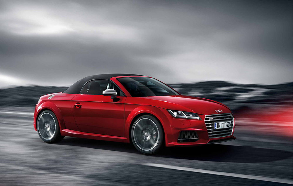 Red Audi TT Roadster