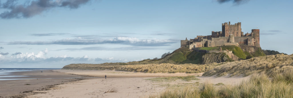 Bambrough Castle in Northumberland