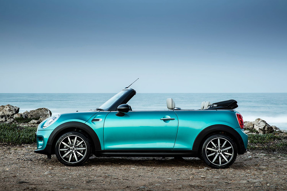 Ice Blue Mini Convertible