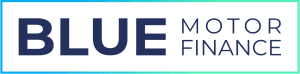 Blue motor finance Blue motor finance Logo