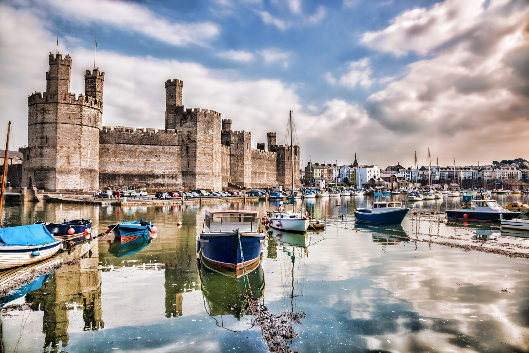 Caernarfon Castle in Wales