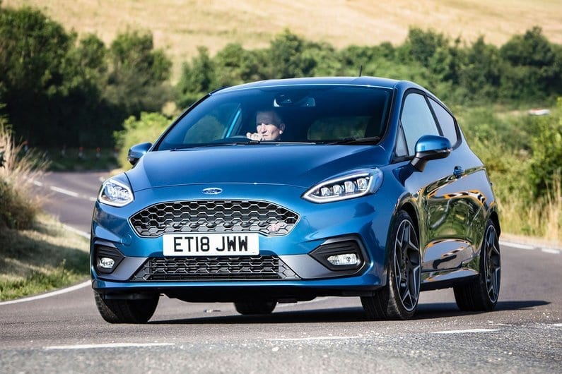 New 2018 Blue Ford Fiesta ST