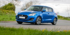 blue suzuki swift