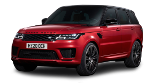 Red Range Rover Sport