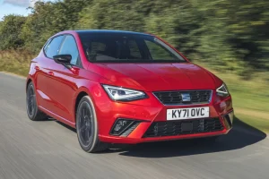 SEAT Ibiza (1) red SEAT Ibiza