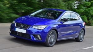 seat ibiza blue