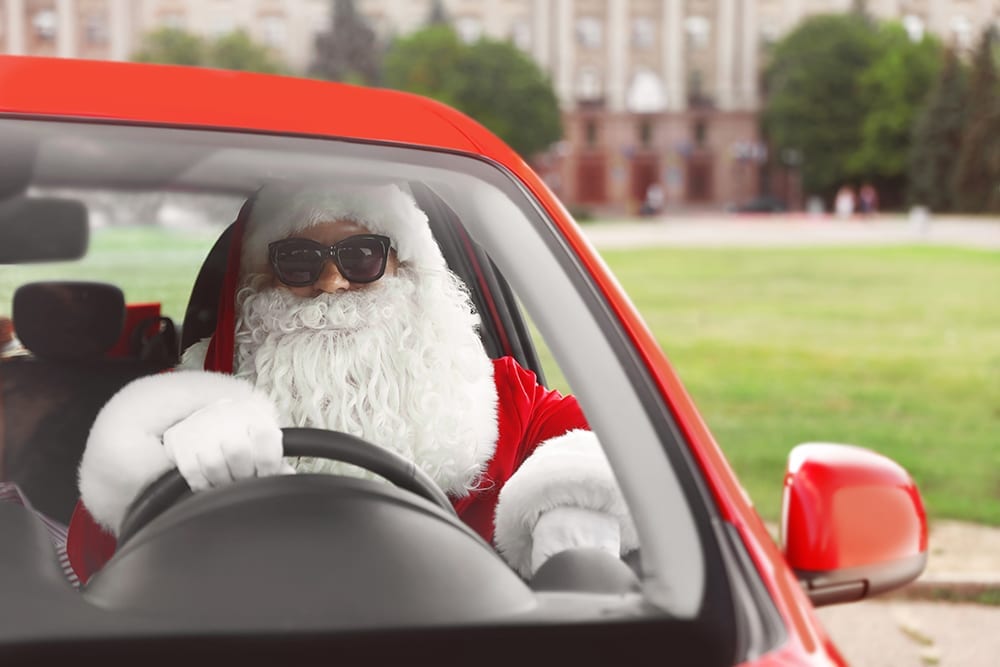 refused car finance | santa driving | winter driving tips santa driving | refused car finance