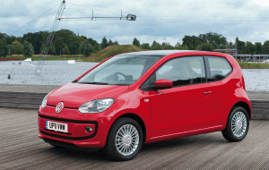 red Volkswagen up!