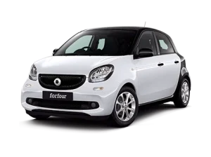 white smart forfour