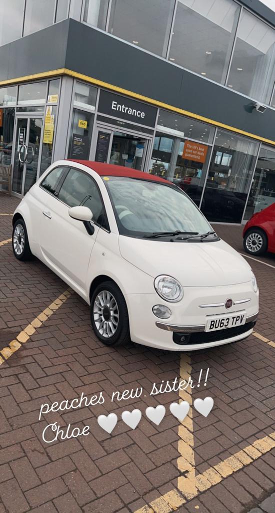 Emma buzzing with her new car