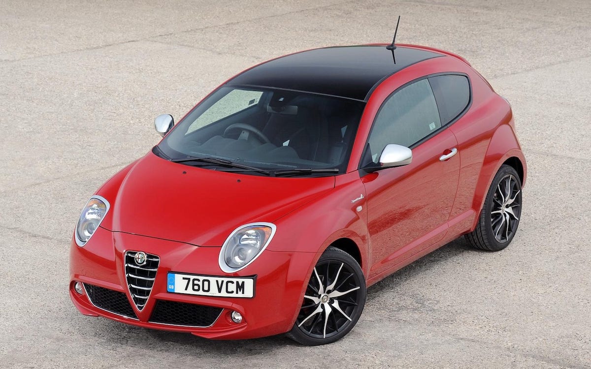 Red Alfa Romeo Mito