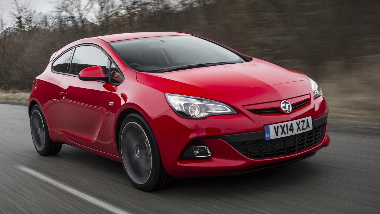 Red Vauxhall Astra GTC