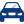 Blue Car Icon