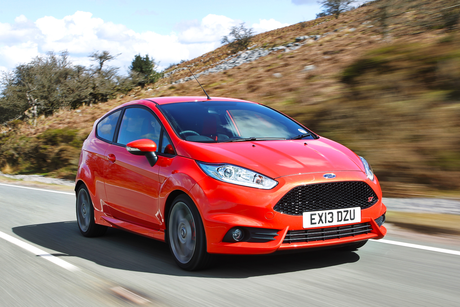 Red Ford Fiesta ST 2017