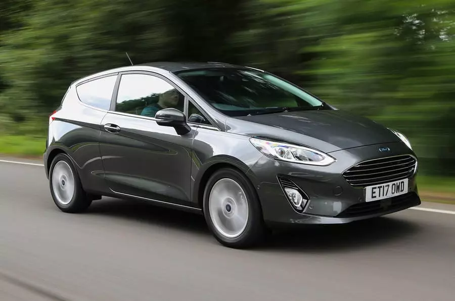 Red Ford Fiesta