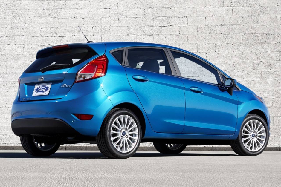 Blue Ford Fiesta