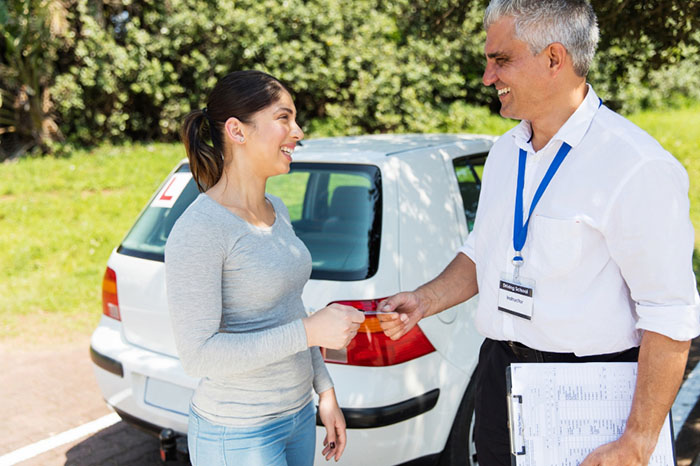 getting keys to her car