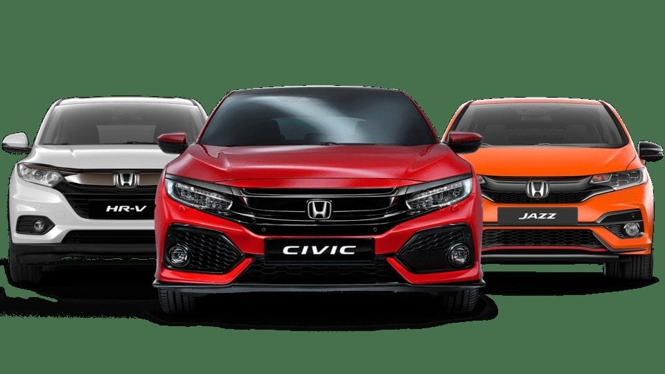 honda range available at refused car finance