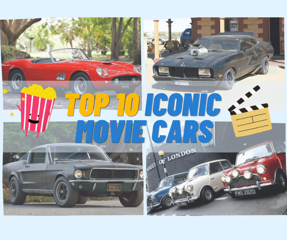 top 10 most iconic movie cars