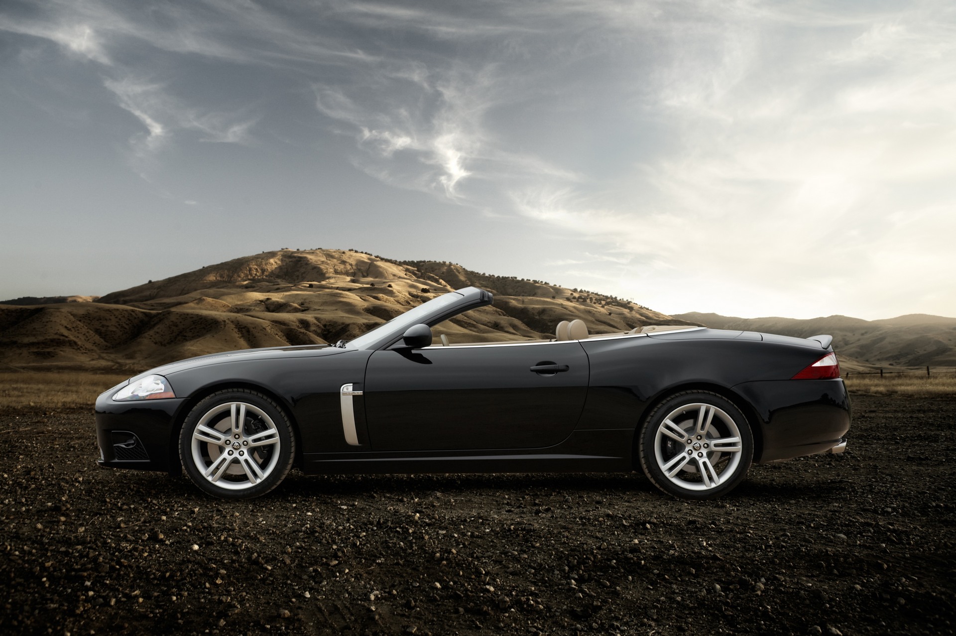 Black Jaguar XK Convertible