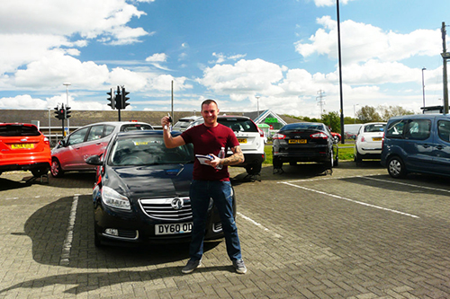 Man with car finance