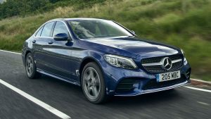 Mercedes Benz C-Class in navy