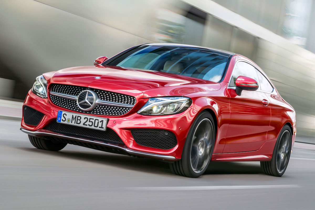 Red Mercedes Benz A Class 2017