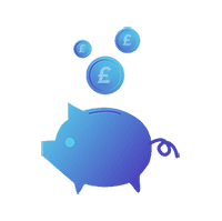 benefit income piggy bank