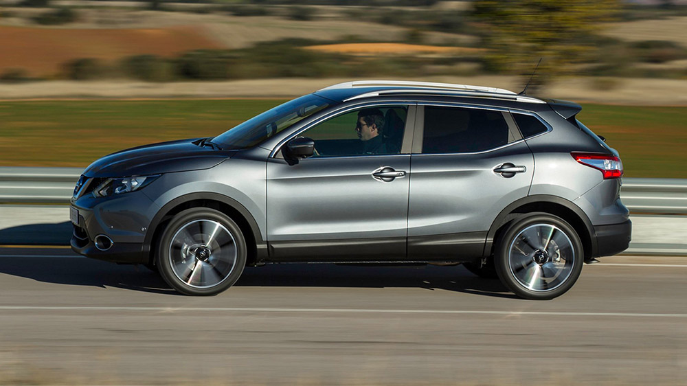 Grey Nissan Qashqai