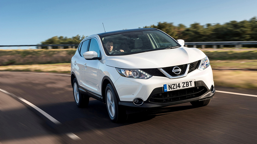 White Nissan Qashqai