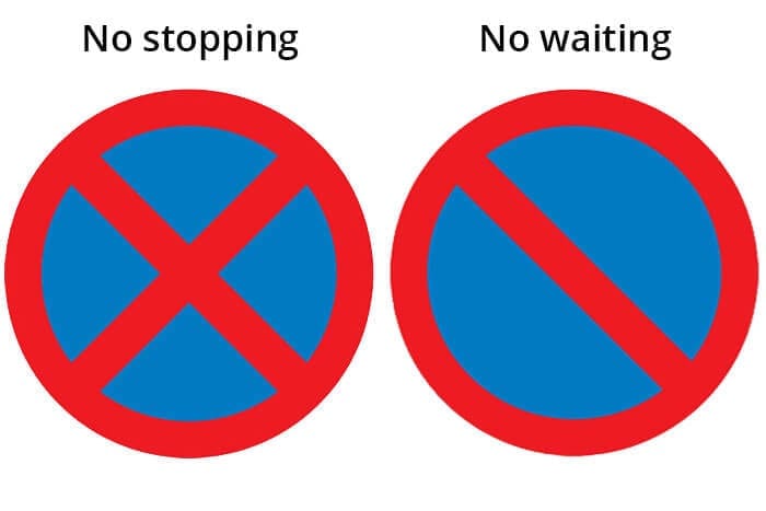 no-stopping-no-waiting clearway signs