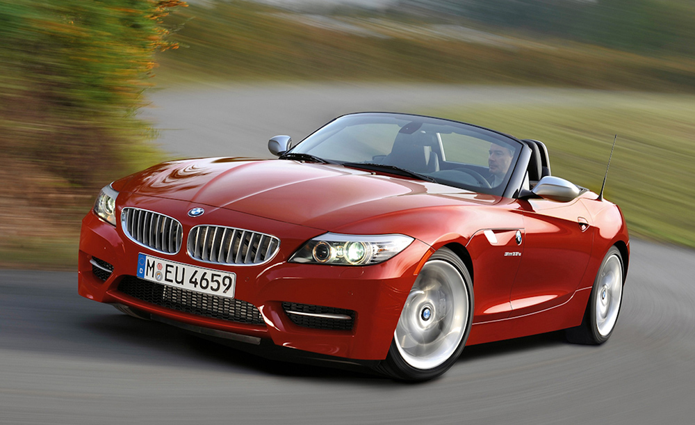 Orange BMW Z4