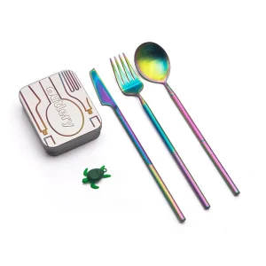 Outlery collapsable cutlery set 