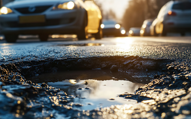 how to claim for pothole damage