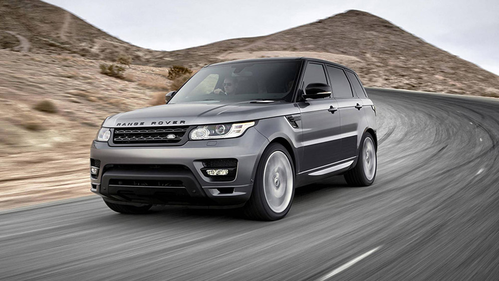 Grey Range Rover Sport
