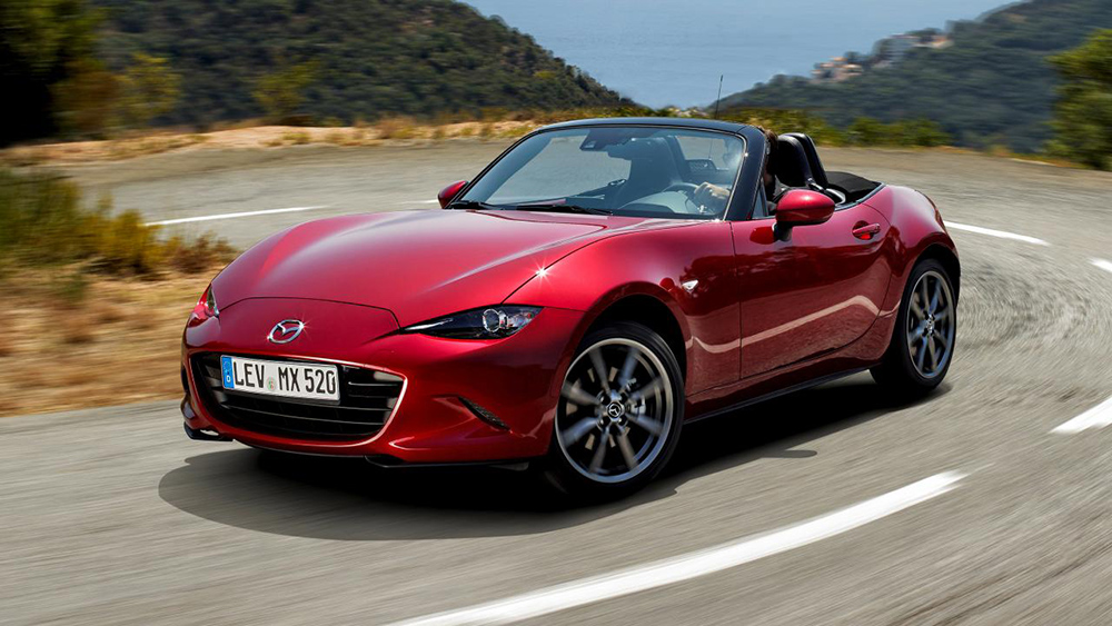 Red Mazda MX-5 