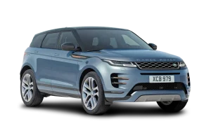 Blue Range Rover Evoque