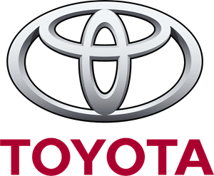 Toyota logo with transparent background