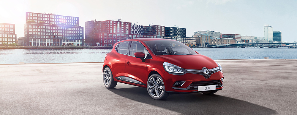 Red Renault Clio Renault Clio