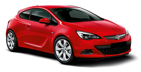 Red Vauxhall Corsa