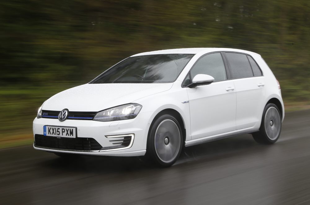 White VW Golf