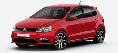 Red VW Polo