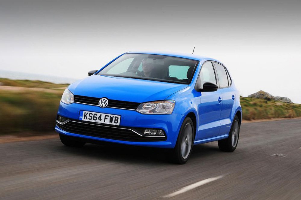 Blue VW Polo