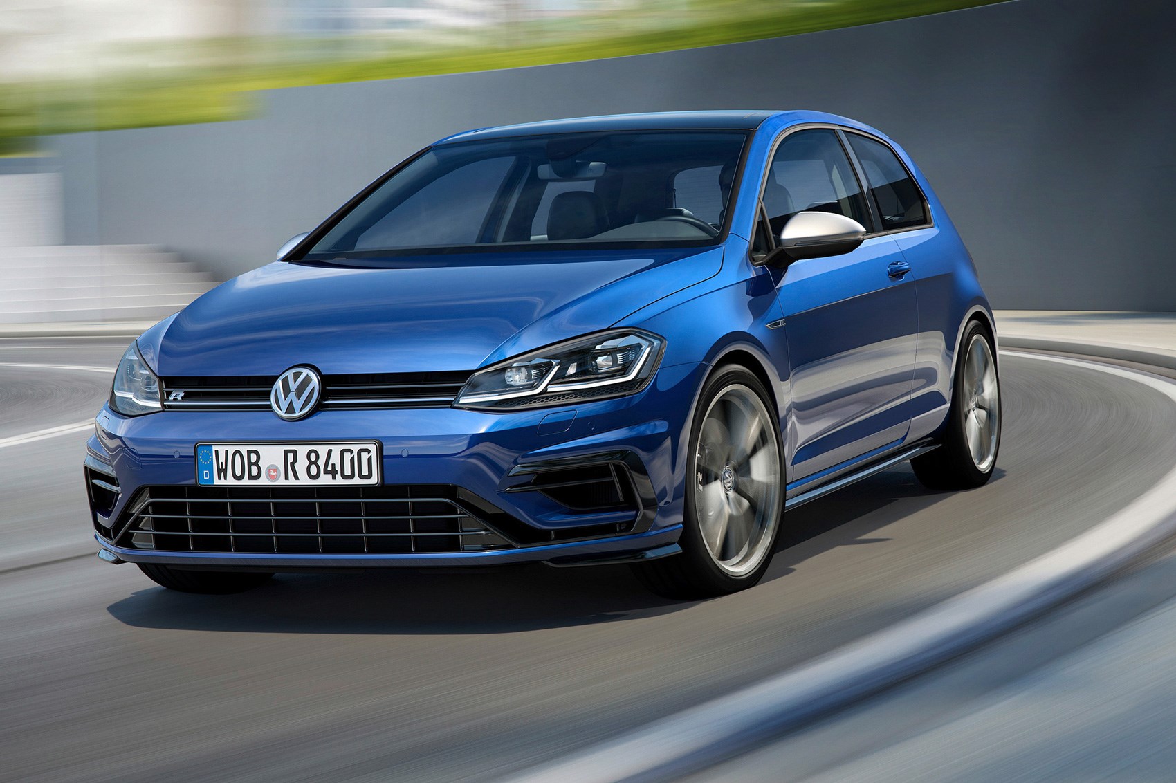 VW Golf in Blue
