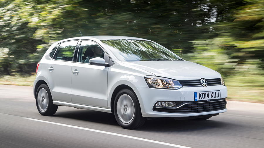 Silver Volkswagen Polo